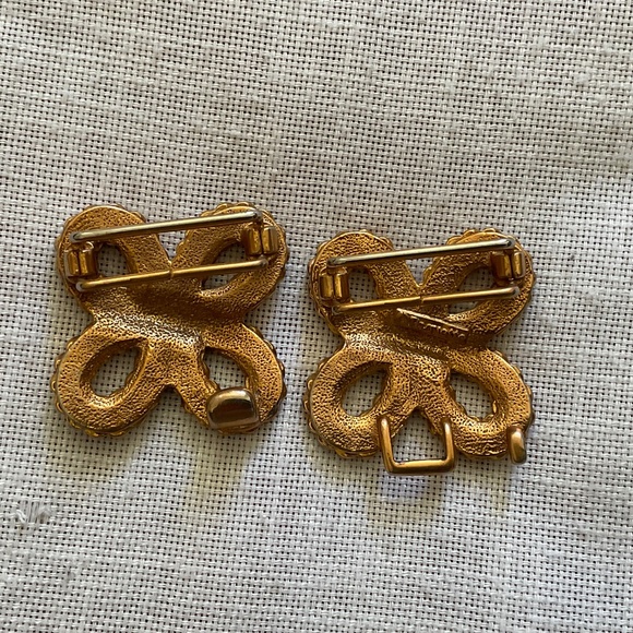 Douglas Paquette Vintage 80’s Signed Celtic Knot / Flower Buckle Snakeskin Belt - Picture 12 of 16